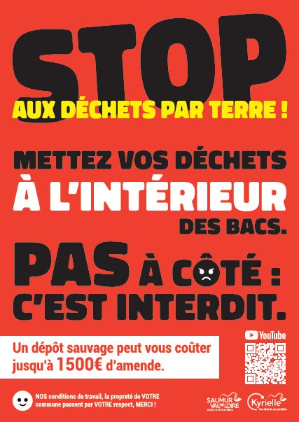 KYRIELLE - STOP AUX DÉCHETS PAR TERRE