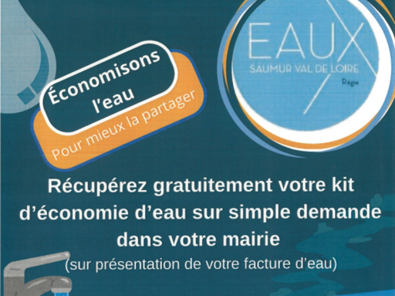 KIT D'ÉCONOMIE D'EAU 💧